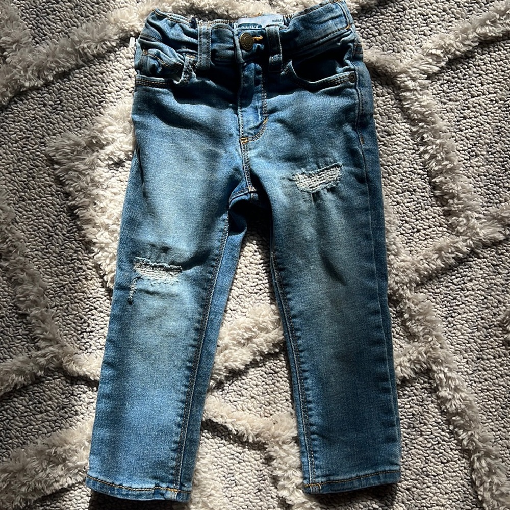 Old navy karate skinny blue jeans
